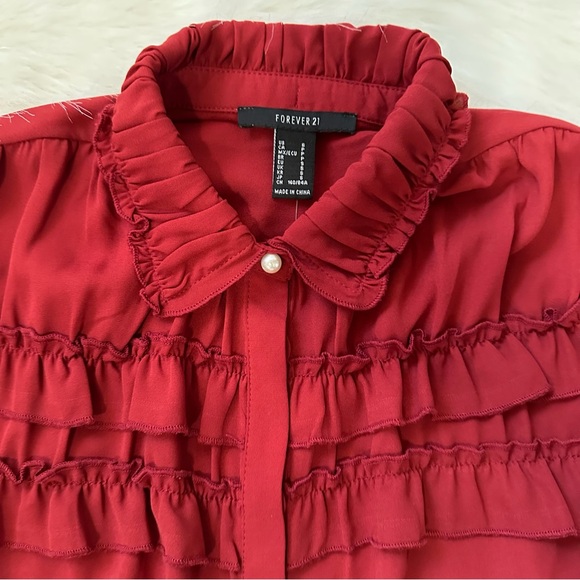 SOLD NWT Ruffled Blouse - Picture 7 of 12